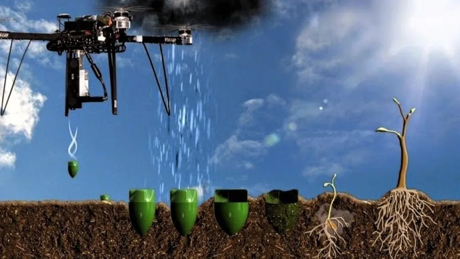 Drone que planta um bilhão de árvores