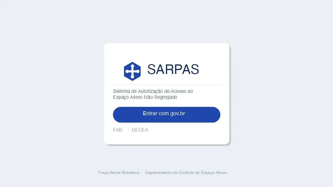 SARPAS: como solicitar autorização de voo de drone
