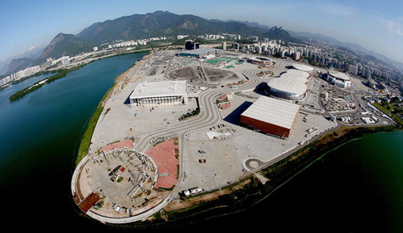 Não haverá muitas imagens como esta do Parque Olímpico, com os limites impostos aos drones.